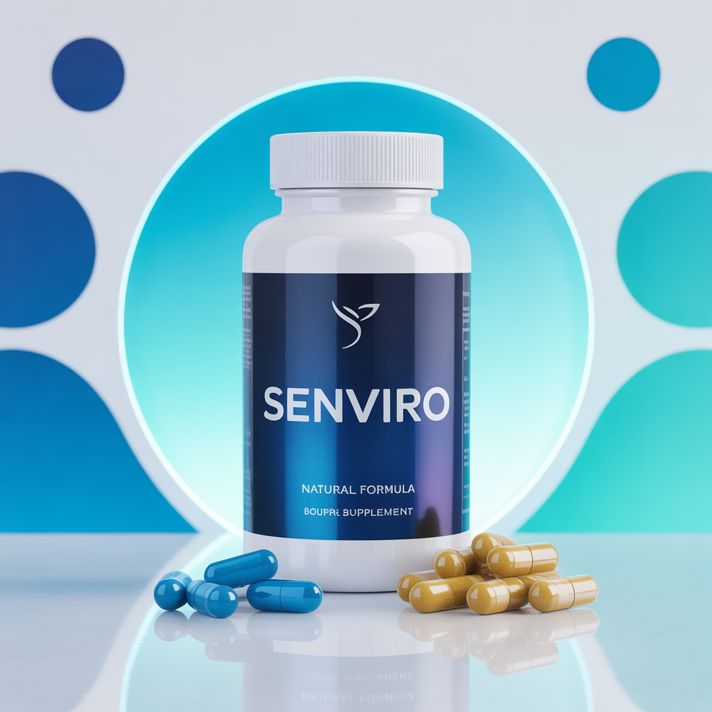 Senviro dietary supplement bottle with natural formula